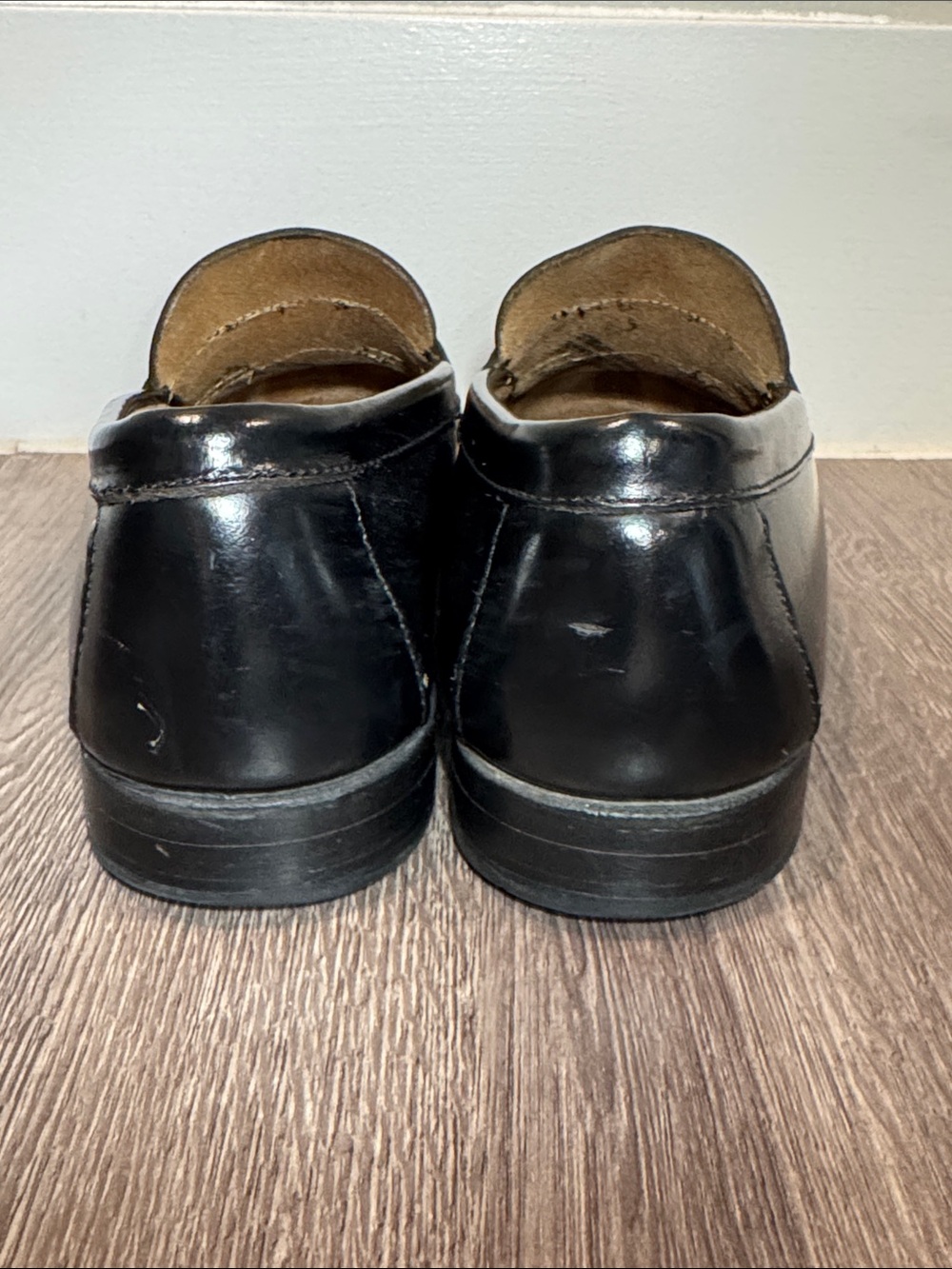 G.H. Bass Weejuns Classic Black Leather Penny Loafers Women’s Size 8 - Picture 3 of 7